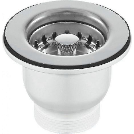 Bonde de lavabo Belfast chromée de 85 mm - Convient aux trous de 60 mm (1/5)