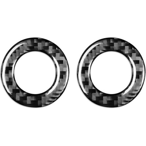 Lot de 2 enjoliveurs de bouton de démarrage/serrure de serrure en fibre de carbone pour Nissan X-Trail Rogue T32 (2013-2021) - Accessoires intérieurs (1/5)