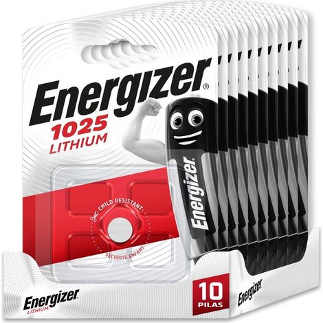 Pack de 10 pilas de botón 10025 Lithium (1/5)