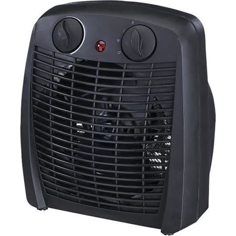 Termoventilatore nero da 2000 W - CL.SOUFL2000B - Confort Line