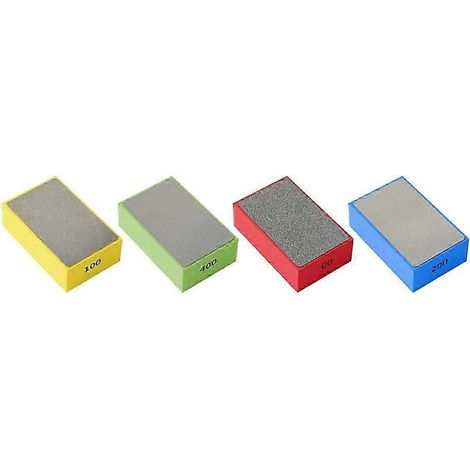 Lot de 4 disques de polissage diamantés pour carrelage, verre, bois et marbre - JXLGV (1/5)