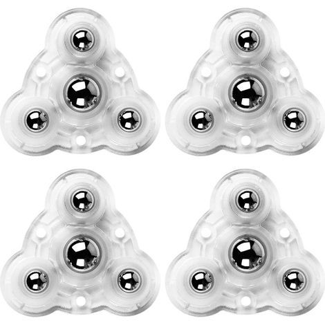 4-teilige Möbelrollen, Möbelräder, selbstklebende Lenkrollen, Rollen für Kleingeräte, selbstklebende Rollen für Haushaltsgeräte, Lenkrollen (1/5)