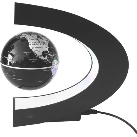1 Globe magnétique, Lévitation, Plastique, Décoration maison bureau, Cadeau anniversaire (1/5)