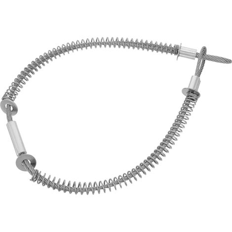 Câble de Sécurité Ressort Anti en Acier Inoxydable pour Tuyau Hydraulique Protection Haute Pression , Compatible Outils Pneumatiques , Usage Industriel (1/5)