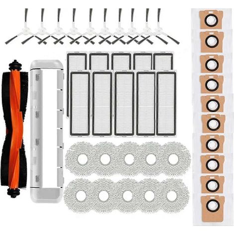 Pour aspirateur robot Xiaomi X20+, pièces détachées et accessoires : brosse latérale principale (1/5)