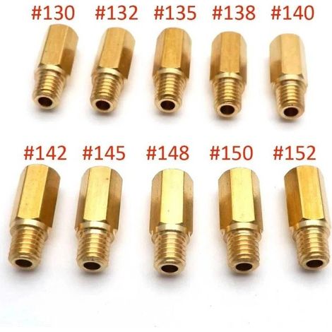 Geeignet für Haupteinspritzdüsen der Vergaser Keihin OKO KOSO PE und PWK FCR (10 Stück pro Packung)