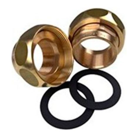 Juego de racores de latón para bombas de ACS de Grundfos  3/4"