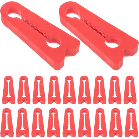 Paquete de 20 protectores de silicona para cerraduras de puertas, amortiguadores de ruido y golpes.