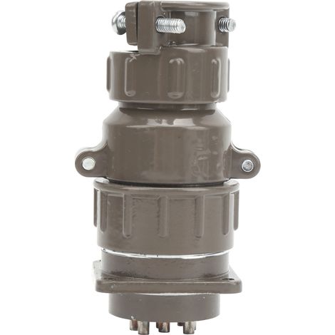 Elektrischer Luftfahrtstecker 32 A 500 V AC, Stecker P32K2Q-8, Industrienetzteil, 8-poliger Stecker (1/5)
