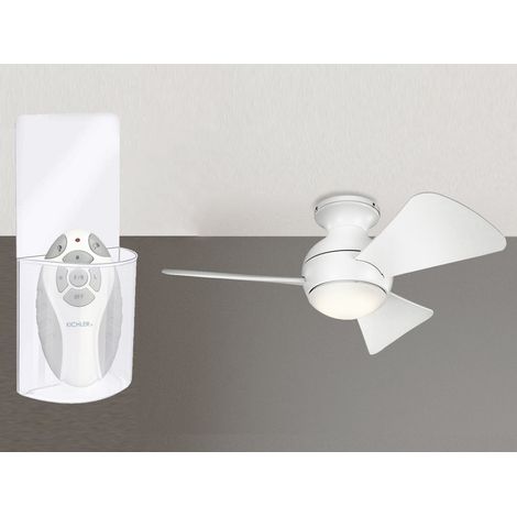 Kleiner Deckenventilator Weiß, mit Licht - Feuchtraumgeeignet, Ø 86cm (1/5)