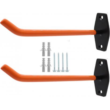 Wandmontiertes Reifenregal (2er-Set, 26 cm) – Ideal zur Organisation von Garagen, Rädern, Leitern und mehr
