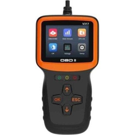 Obd2 Valise Diagnostic Auto, Obd2 Diagnostic Français Lecteur De Véhicule pour Tous Les Véhicules Après 2000, Lecteur De Défauts avec Toutes Les Fonctionnalités Obdii