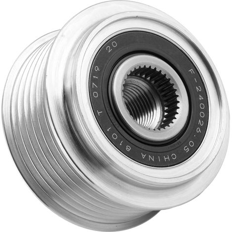 Poulie d'alternateur F-240026 adaptable Hyundai Sonata L4 2.4L 2010-2013, remplacement, pièce neuve compatible. (1/5)