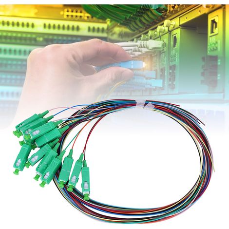 Câble de raccordement à fibre optique monomode à 12 conducteurs SC-0,9 mm pour systèmes de communication réseau (1/5)