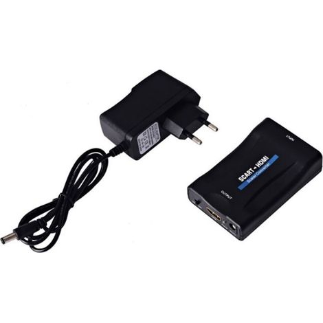 Promotion Convertisseur de tension-Peritel A Hdmi 1080P 60Hz Adaptateur Peritel Plug And Play Convertisseur Analogique Vers Numerique Boite Video Audio Adaptateur (1/5)