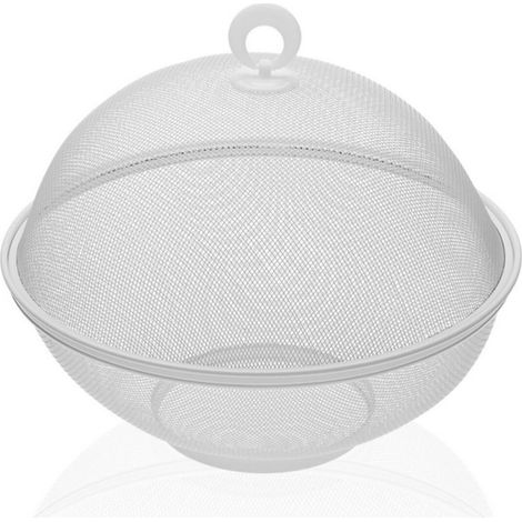 Versa, coupe à fruits blanche avec couvercle, ligne de cuisine, acier, VS-21890044 (1/3)