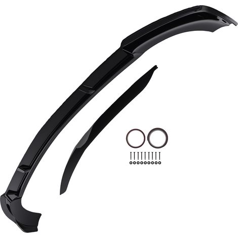 Front Bumper Apron for Mercedes-Benz E Class W213 Sport AMG Line 16-19 Black Lip