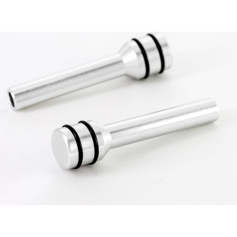 Cache moteur de voiture en aluminium, universel, anti-rouille, élégant, tirant de porte intérieure, lot de remplacement, argenté (1/2)