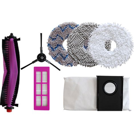 Compatible with accessories for aspirateur robot V15Pro/Eureka J15 Ultra: bags with poussière, brosses rotatives, brosses latérales et filters. (1/5)