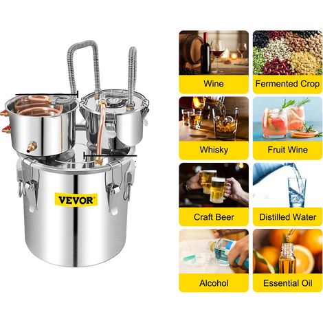 Alkoholdestillierapparat, 13,2 Gallonen Fassungsvermögen, Schnellkühlung, 50 l (1/2)