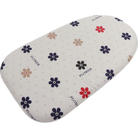 Mini-Klappbügelbrett fürs Büro, Bügeleisen für Ärmel und Kleidung, kompaktes Bügelbrett, Blumenmuster, für den Hausgebrauch (1/5)