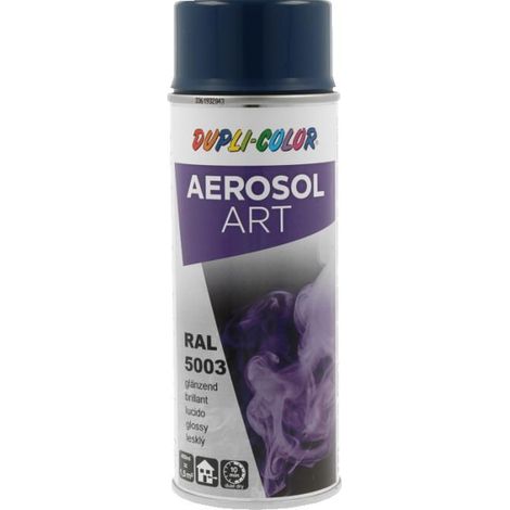 Aérosol - MOTIP DUPLI - RAL 5003 - 400 ml - Brillant - Haute qualité nitro-combi
