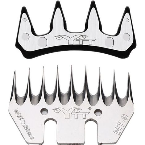 Lama dritta a 9 denti per tosatura di pecore, lame e pettini per tosatrici per pecore, lame di ricambio per tosatrici per capre