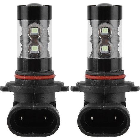 Kit de 2 ampoules LED 9005 HB4 8000K bleu glacier 50W pour phares antibrouillard et feux de route (1/3)