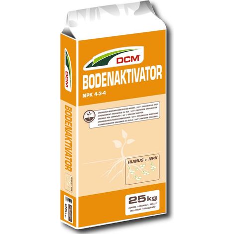 DCM Bodenaktivator 25kg Bodenverbesserer Humus & Dünger Gartendünger Rasendünger
