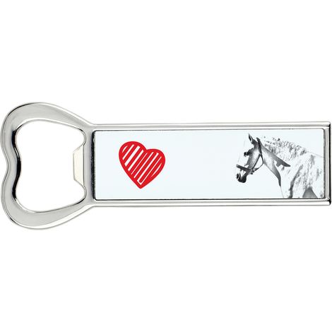 Español normando - abridor de botellas con un caballo, abridor de nevera personalizado, regalo único para hombres de Art-Dog (1/5)