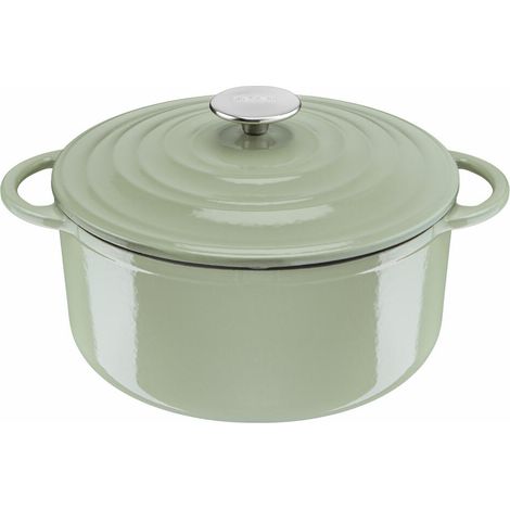 Cocotte - Tefal - LOV E2580404 - 25 cm - Moosgrün - Gusseisen mit Antihaftbeschichtung (1/5)
