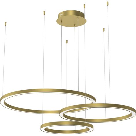 Lampadario LED Milagro Galaxia ML8790 85W dimmerabile oro (1/5)