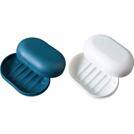 2 porte-savon de voyage PCS (vert et blanc)