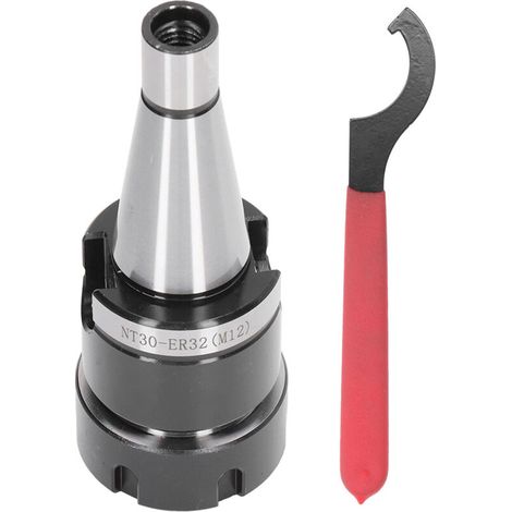Porte-outil de fraisage CNC, porte-outil à pince, porte-outil à mandrin avec clé NT30 ER32, porte-outil à pince pour fraisage CNC, pièces de rechange pour outils électriques (1/4)