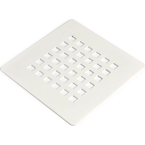 Rejilla Para Desagüe De Ducha En Acero Inoxidable Blanco Muse