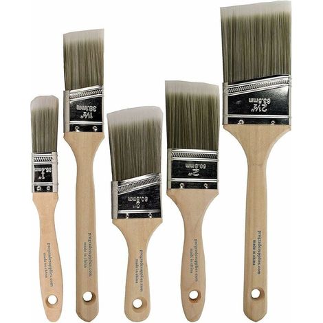 Jeu de 2 pinceaux Pro Grade - 5 pièces - kit de brosses de peinture (1/3)