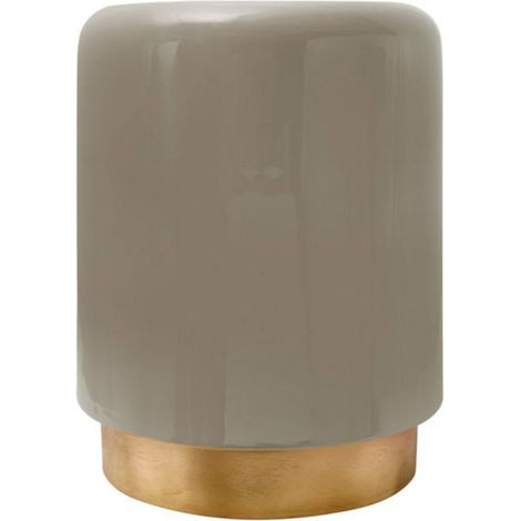 Table d'Appoint Haute "Louana" 44cm Taupe (1/5)