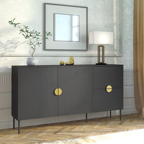 Sideboard in schwarz 160 cm MOLONG-166 (1/5)