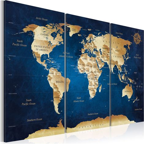 Quadro - The Dark Blue Depths  - 90x60 (1/4)