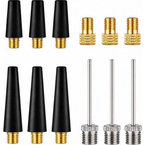12 Pièces, Kit D'Aiguilles de Gonflage pour Balles de, en Métal, Résistant, Multifonction, pour Cuisine, Extérieur, Sport (1/5)
