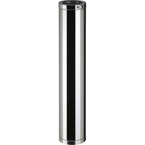 Poujoulat – Élément therminox ti316 droit 1150 – Conduit de fumée en acier inoxydable – Longueur 150 cm – Résistant à la corrosion