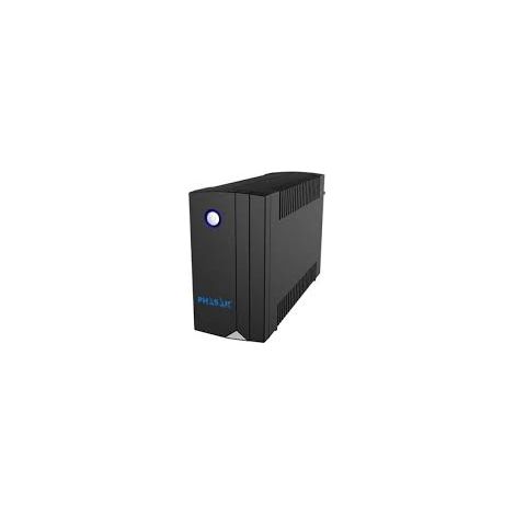 SAI Línea Interactiva Phasak Ottima 660 VA Interactive/ 660VA-360W/ 2 Salidas/ Formato Torre