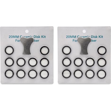 22 Pièces Séries Kit d'entretien de Brumisateur, Kits de Pièces de Rechange de Clé de Disque en Céramique de Disque en Céramique pour la Machine de Brouillard (1/5)