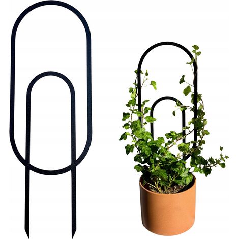 Soporte para plantas trepadoras. Soporte para flores trepadoras. Escalera para pérgola de 38 cm. (1/5)