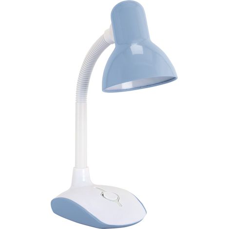 Lampe de bureau NOBEL E27 bleue (1/2)