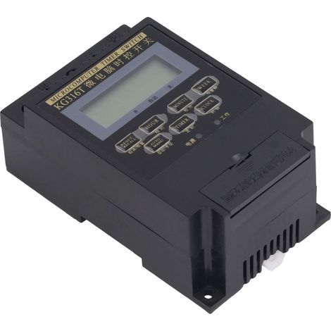 Programmierbarer elektronischer Zeitschalter mit Kondensator für schwarze Stehlampe (1/5)