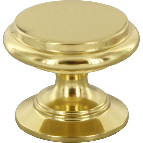 POMOLO OTTONE 2174/C D 17 MM ORO LUCIDO- CAFIM- 25,0 pz