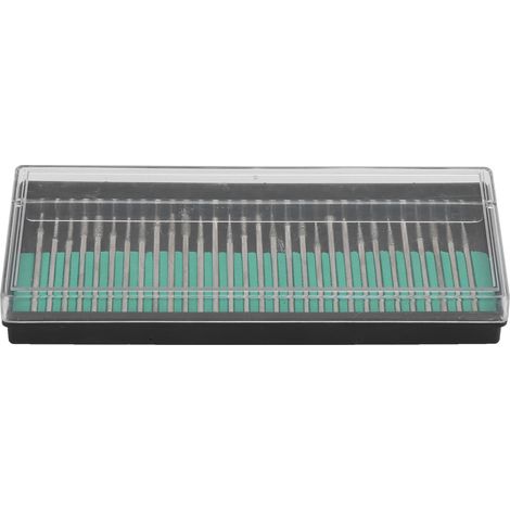 Ortviai Embouts de meulage électrodéposés en carbure de silicium – Lot de 30 pièces, tige 3 mm, pour polissage et dégrossissage (1/5)