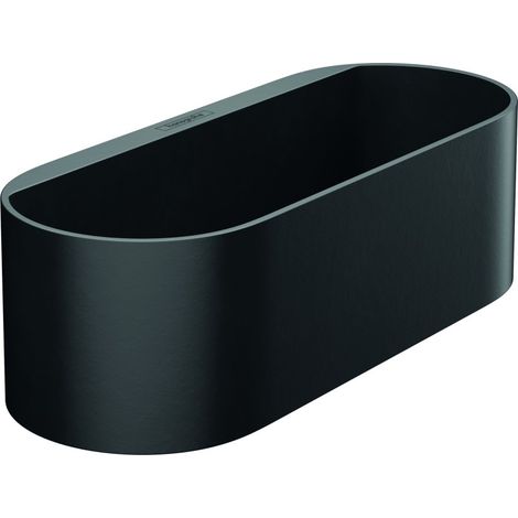 Hansgrohe Wall - Estante profundo, negro matee 27912670 (1/2)