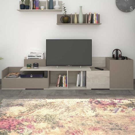 Meuble tv Boost 180cm - gris (1/5)
